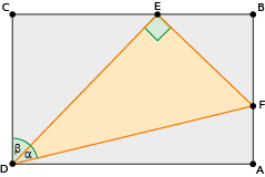 encontre a area do triangulo representado na figura seguinte utilizando determinante
